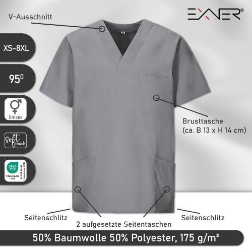 Preview: EXNER | Schlupfkasack unisex graphit (2737519)
