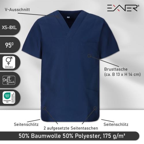 Preview: EXNER | Schlupfkasack unisex navyblau (2737531)