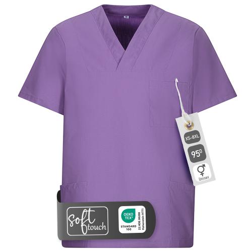 EXNER Schlupfkasack unisex purple XS bis 8XL