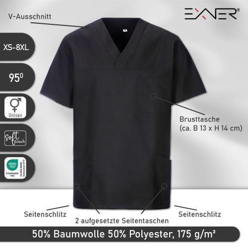 Preview: EXNER | Schlupfkasack unisex schwarz (2737520)