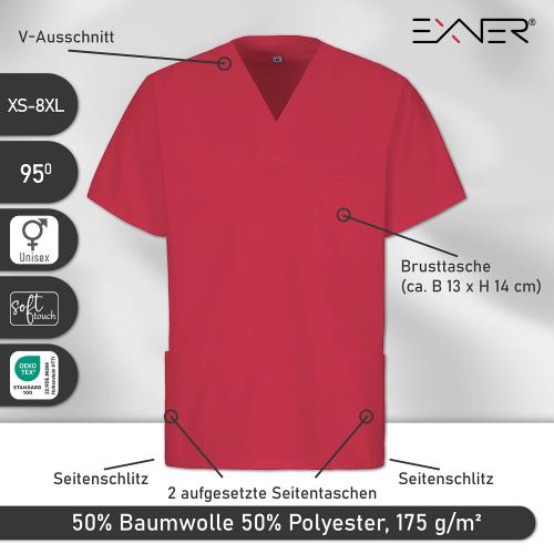 EXNER | Schlupfkasack unisex weinrot (2737549)