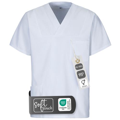 EXNER Schlupfkasack unisex weiß XS bis 10XL