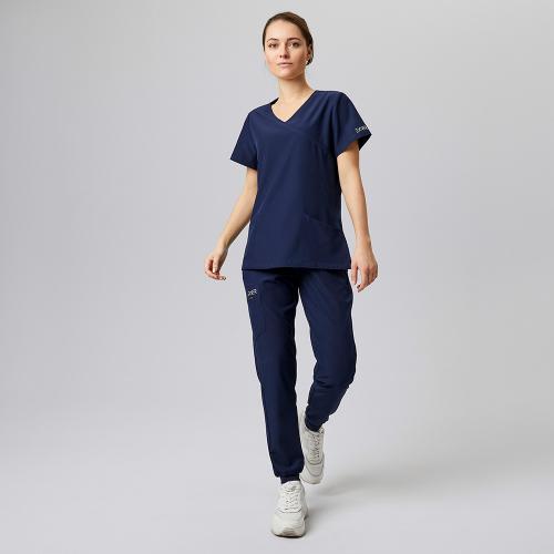 EXNER | Damenkasack Sportsline slim fit navy blau (7027431)