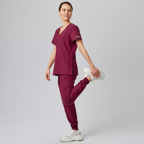 EXNER | Damen Sportsline Schlupfhose slim fit (bordeaux) Nr. 703