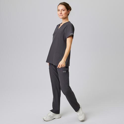 EXNER | Damen Schlupfkasack Sportsline regular fit graphit (7047419)
