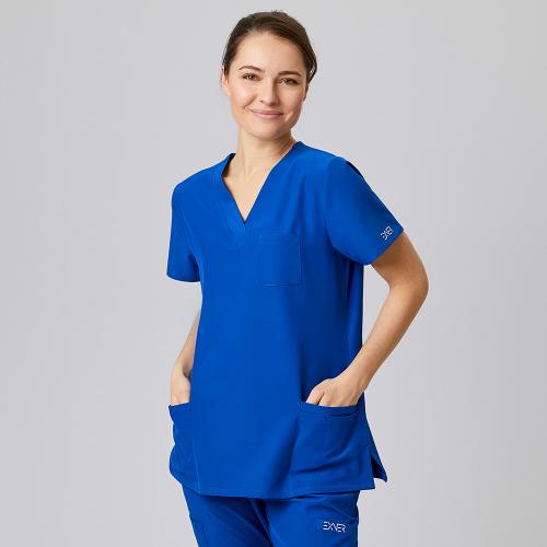 EXNER | Damen Schlupfkasack Sportsline regular fit royal blau (Nr. 704)