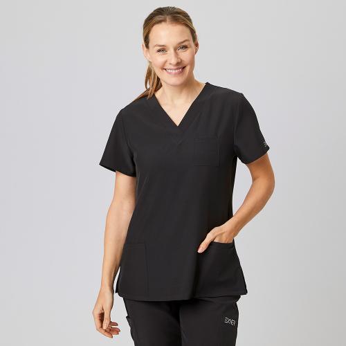 EXNER Kasack Sportsline regular fit (schwarz)