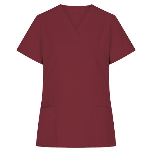 EXNER Damen Kasack Sportsline 2.0 regular fit bordeaux XS bis 5XL