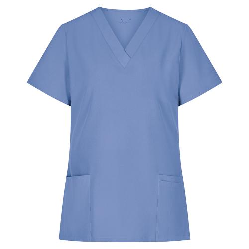 EXNER Damen Kasack Sportsline 2.0 regular fit light blue XS bis 5XL