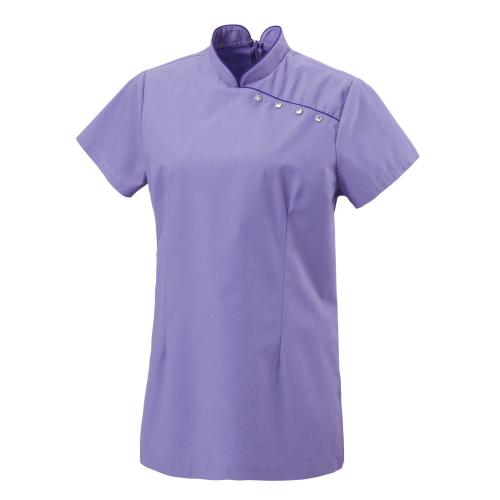 EXNER Damen Tunika mit Paspel (purple)