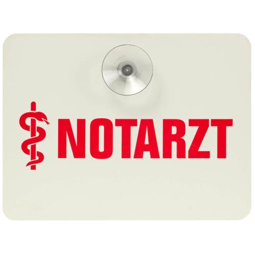 Innenschild "Notarzt"