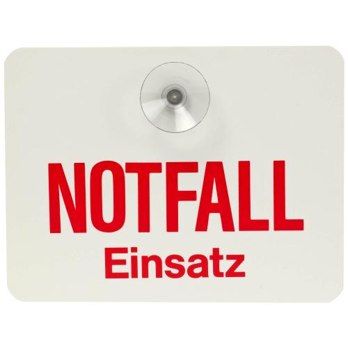 Innenschild "Notfall Einsatz"