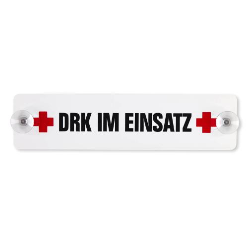 Innenschild "DRK im Einsatz"