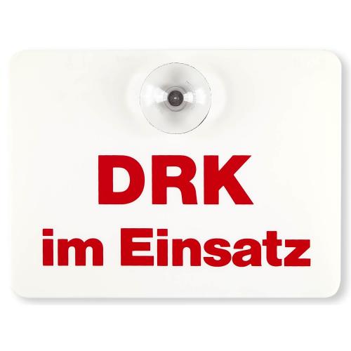 Innenschild "DRK im Einsatz"