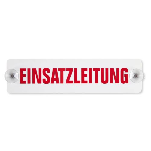 Innenschild "Einsatzleitung"