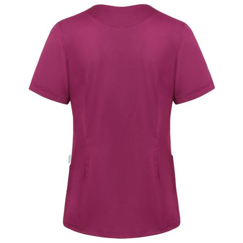 KARLOWSKY Essential | Damen Kurzarm Schlupfkasack (fuchsia) KS66