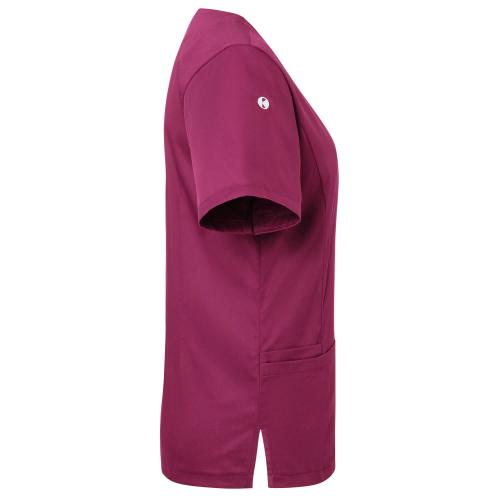 KARLOWSKY Essential | Damen Kurzarm Schlupfkasack (fuchsia) KS66