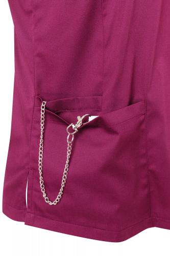 KARLOWSKY Essential | Damen Kurzarm Schlupfkasack (fuchsia) KS66