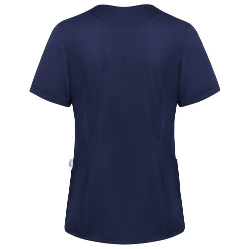 KARLOWSKY Essential | Damen Kurzarm Schlupfkasack (navy) KS66