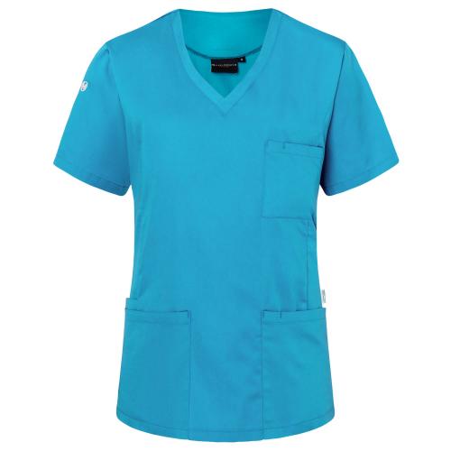 KARLOWSKY Damen Schlupfkasack Kurzarm (pazifikblau)