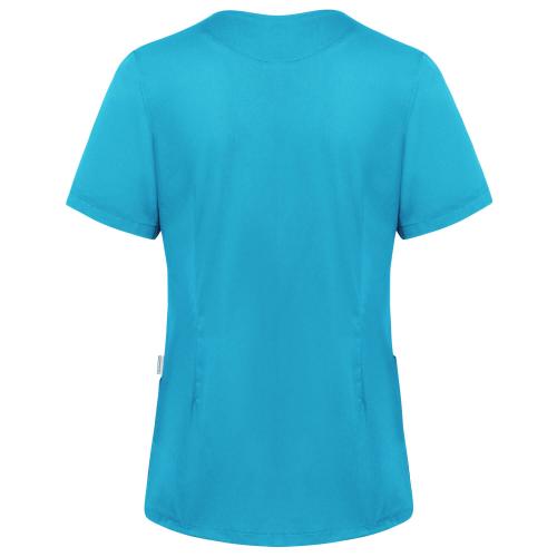 KARLOWSKY Essential | Damen Kurzarm Schlupfkasack (pazifikblau) KS66