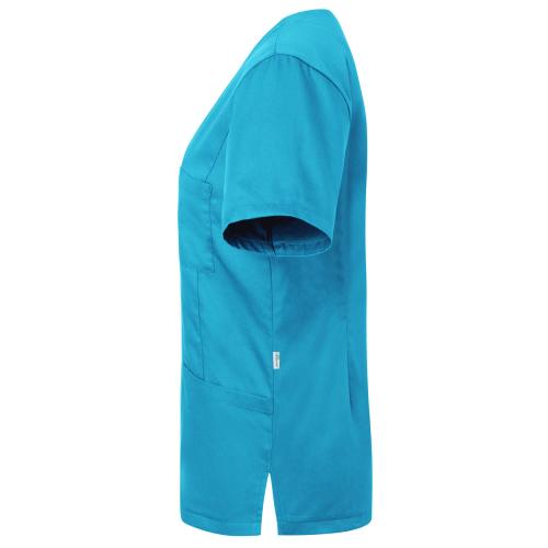 KARLOWSKY Essential | Damen Kurzarm Schlupfkasack (pazifikblau) KS66