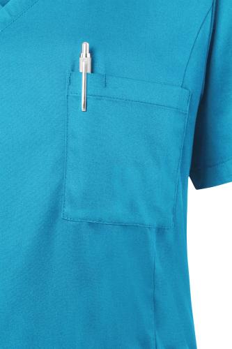 KARLOWSKY Essential | Damen Kurzarm Schlupfkasack (pazifikblau) KS66