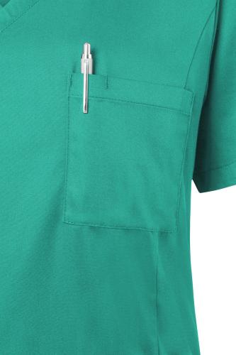 KARLOWSKY Essential | Damen Kurzarm Schlupfkasack (smaragdgrün) KS66