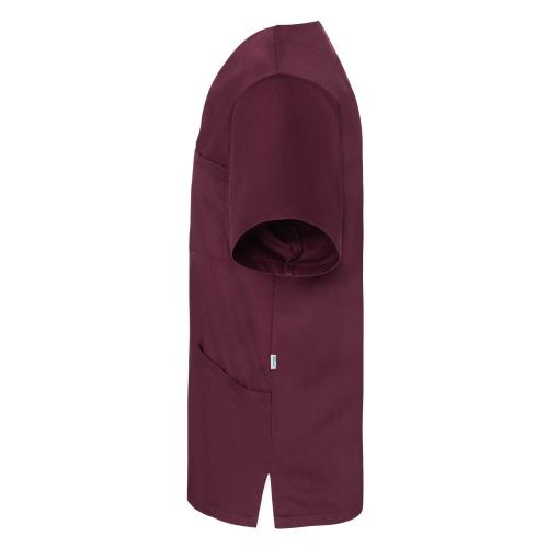 KARLOWSKY | Herren Kurzarm Schlupfkasack (aubergine) KS 65