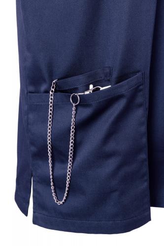 KARLOWSKY | Herren Kurzarm Schlupfkasack (navy) KS 65