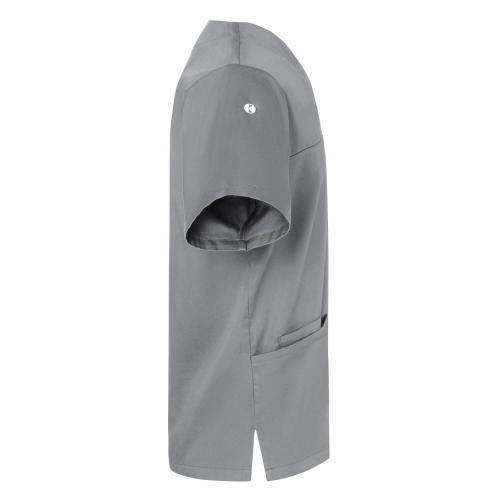 KARLOWSKY | Herren Kurzarm Schlupfkasack (platingrau) KS 65