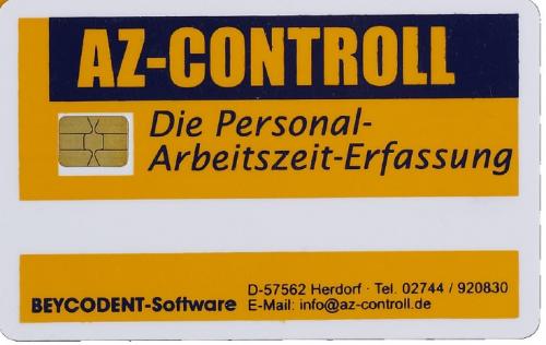 AZ-Controll MX - Chipkarte