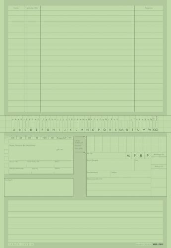 Karteikarte Standard (grün)