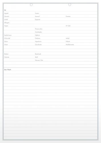Anamnesebogen Allgemeinmedizin