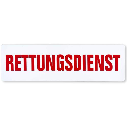 Magnetfolienschild "Rettungsdienst"