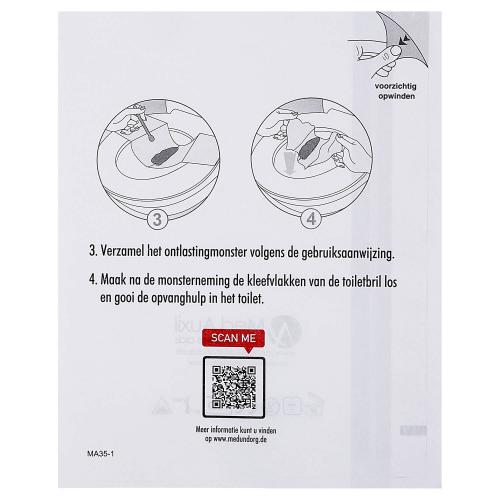 MED AUXIL Stuhlprobenfänger Stuhlauffanghilfe (holländisch) Opvanghulp voor het verzamelen van ontlasting