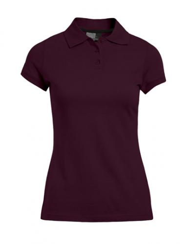 PROMODORO Single Jersey Polo (burgundy / black)