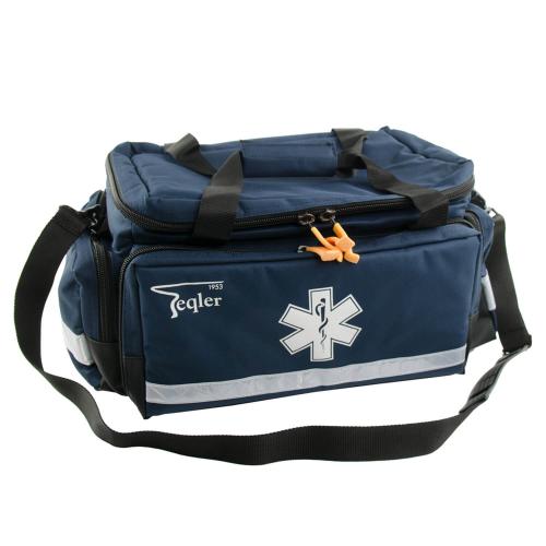 TEQLER Rettungstasche Notarzttasche Erste-Hilfe-Tasche LÜTTICH Nylon blau