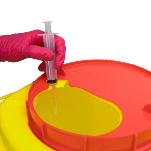 Produktbild von Teqler Kanülensammler 5 L – Durchstichsicherer Entsorgungsbehälter Für Kanülen, Skalpelle & Co.