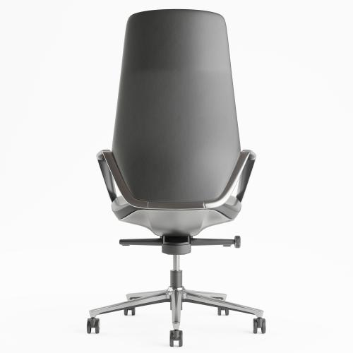 TEQLER | Bürosessel Chefsessel Farsund dunkelgrau (T171153)