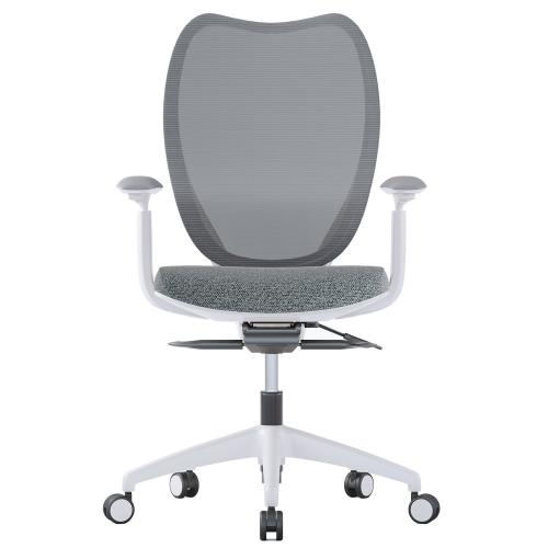 Preview: TEQLER | Drehstuhl Kopervik hellgrau navyblau (T171159)