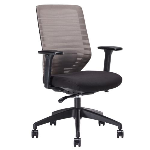 TEQLER Bürostuhl SVELVIK (schwarz / beige / schwarz)