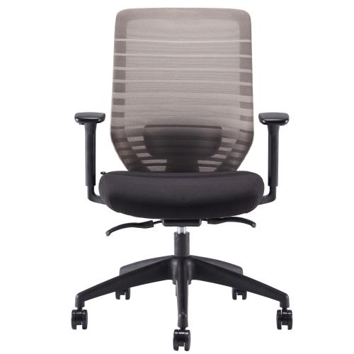 Preview: TEQLER | Bürostuhl Svelvik schwarz beige schwarz (T171164)