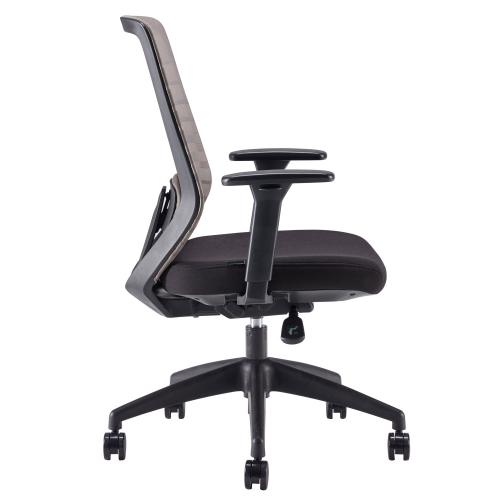Preview: TEQLER | Bürostuhl Svelvik schwarz beige schwarz (T171164)