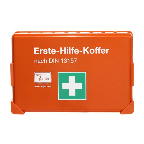 Preview: TEQLER | Erste-Hilfe-Kasten DIN 13157 orange (T145188)