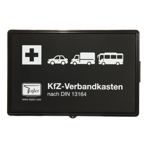 TEQLER | Kfz-Verbandskasten DIN 13164 schwarz (T145194)
