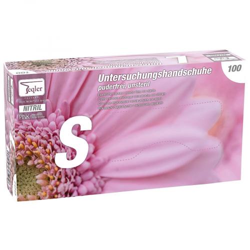 Nitrilhandschuhe pink Größe S