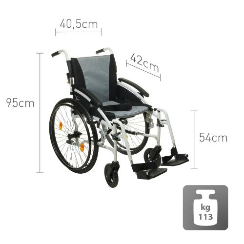 TEQLER | Aktivrollstuhl Leichtrollstuhl (faltbar) T145229