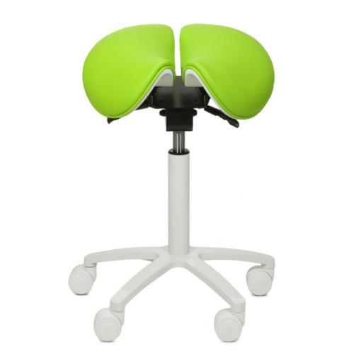 TEQLER | Sattelhocker geteilte Sitzfläche apfelgrün (T145213)