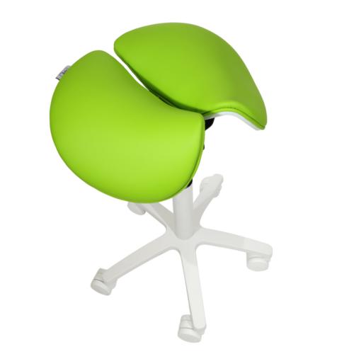 TEQLER | Sattelhocker geteilte Sitzfläche apfelgrün (T145213)